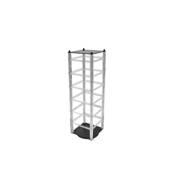 48 Pairs Earring Stand Rotating Acrylic Revolving Spinner New Cards Jewelry Display