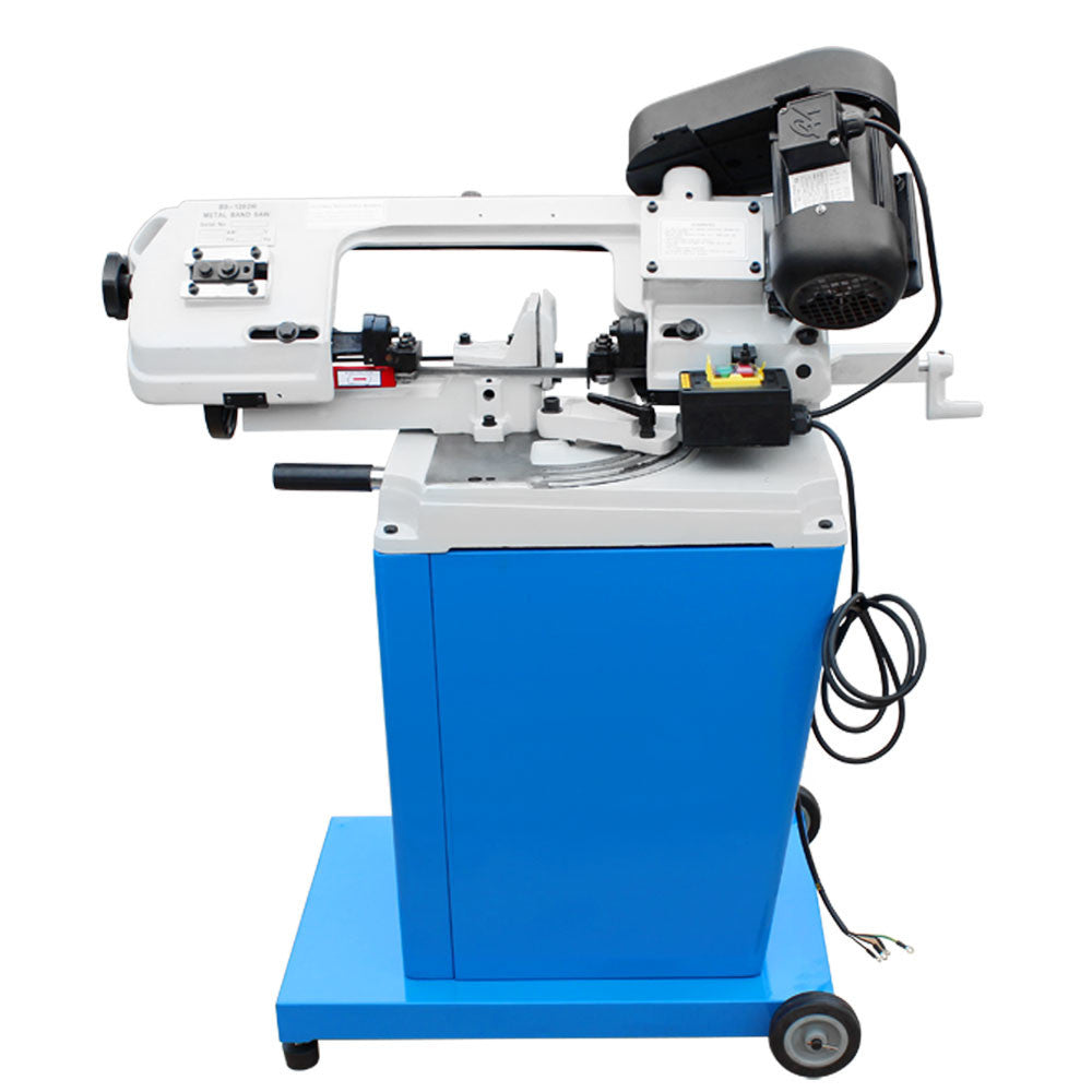 5" x 6" Metal Cutting Band Saw Vertical & Horizontal Dual Mode 3-Phase 220V 1/2 HP Motor Industrial Heavy Duty Bandsaw for Steel, Aluminum & Iron