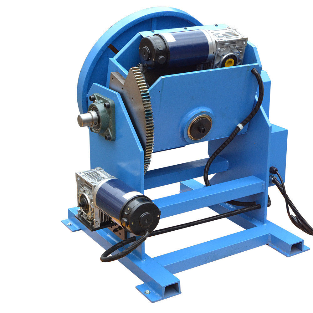 550-1100 LBS Welding Positioner Positioning Turn Rotary Table Tilt 0-45-90 Degree 110V Weld