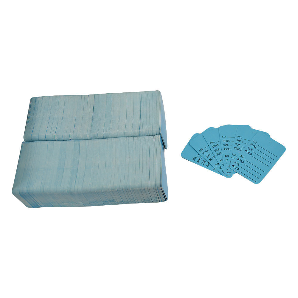 BLUE 1000 PCS Large Perforated Hang Tags Coupon Price Paper Label Card 1-3/4" x 2-7/8"