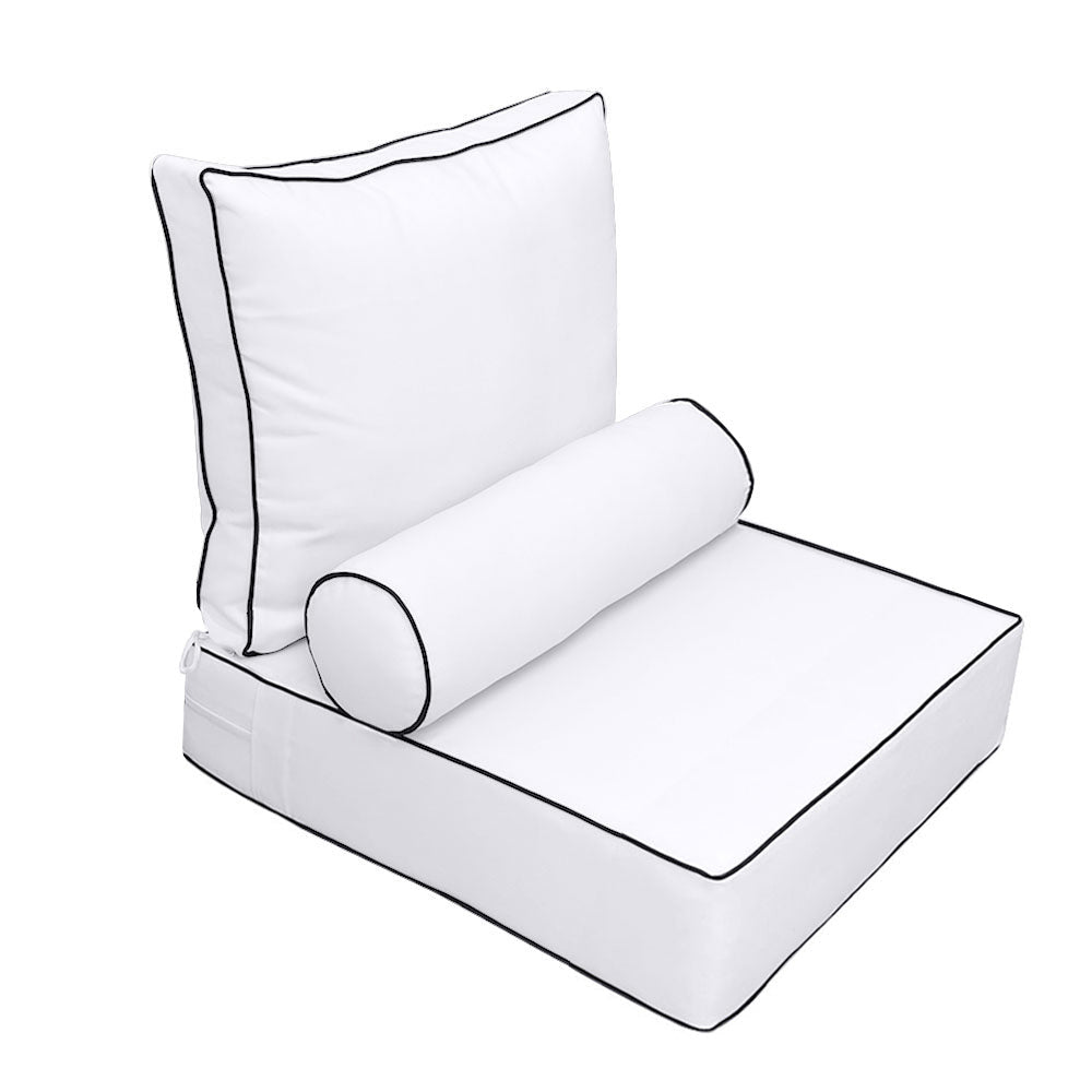 Outdoor deep seat back slip cover replacement