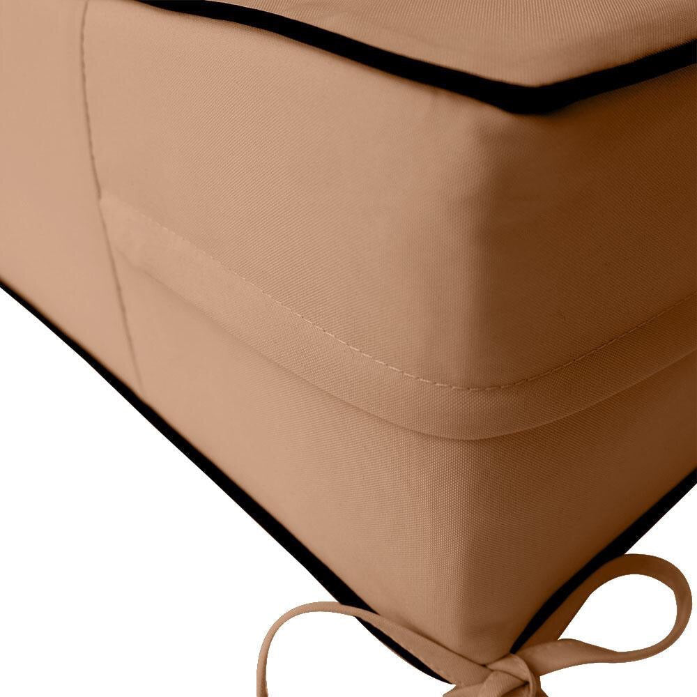 Outdoor deep seat back slip cover replacement