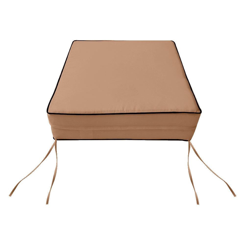 Outdoor deep seat back slip cover replacement