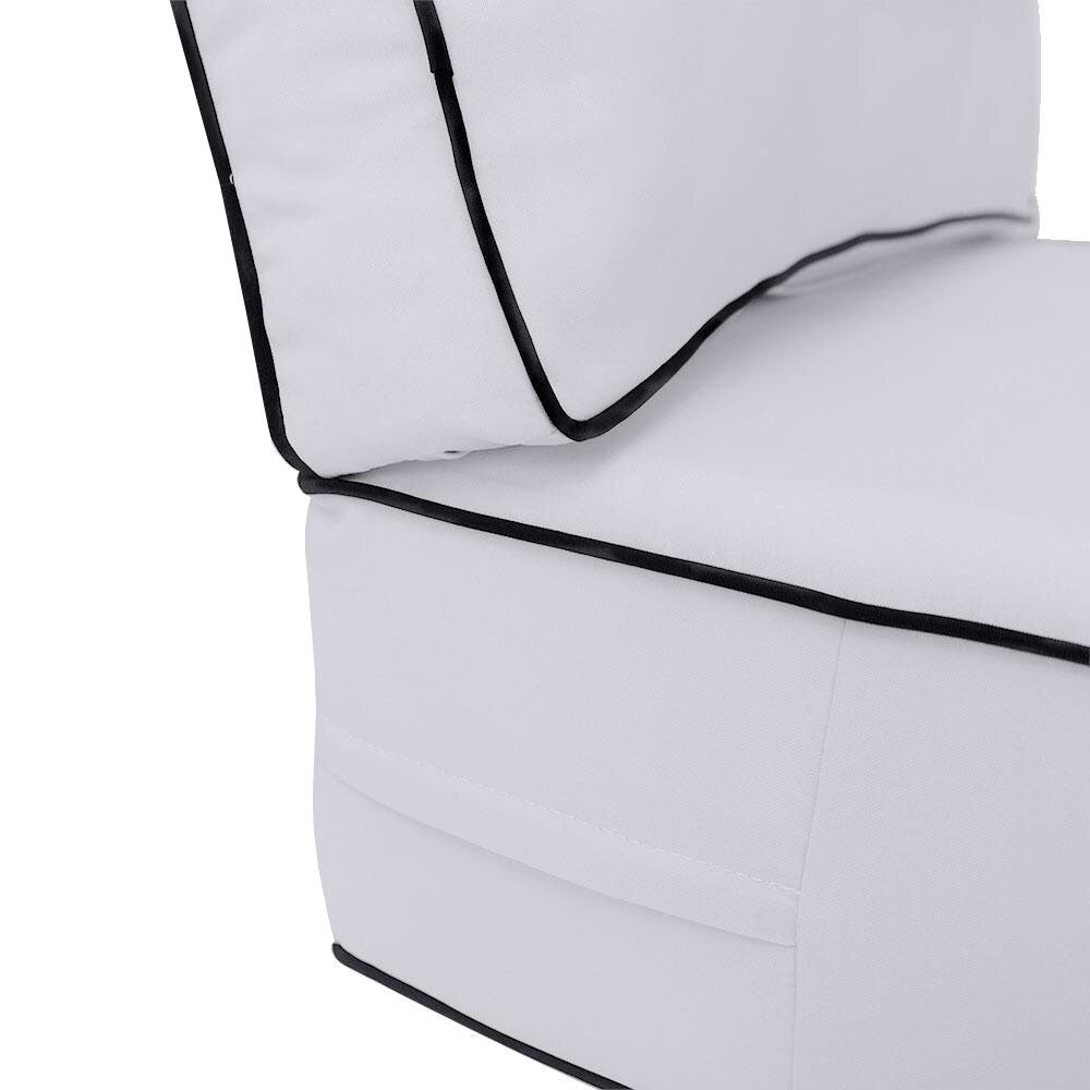 Outdoor deep seat back slip cover replacement