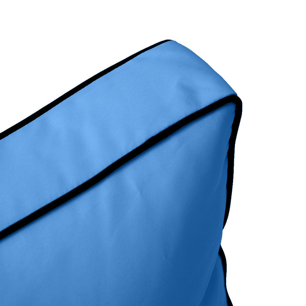 Outdoor lounge chair cushion