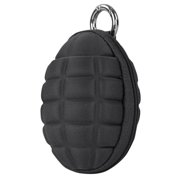 Condor Grenade Zippered Keychain Coin Pocket Pouch Key Chain Pouch Carrier Storage-BLK