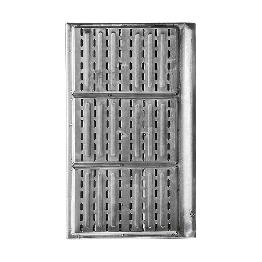 HEAVY DUTY 36" x 20" Stainless Steel Flat Top TRIPLE Griddle Plancha Extra Rib Double Bottom