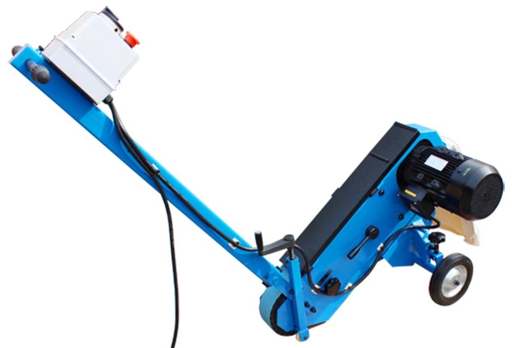 Industrial 3" Belt Sander Grinder, 3kW Motor, 3-Phase 220V, 3360 RPM Metal Grinding & Polishing Machine with Wheels
