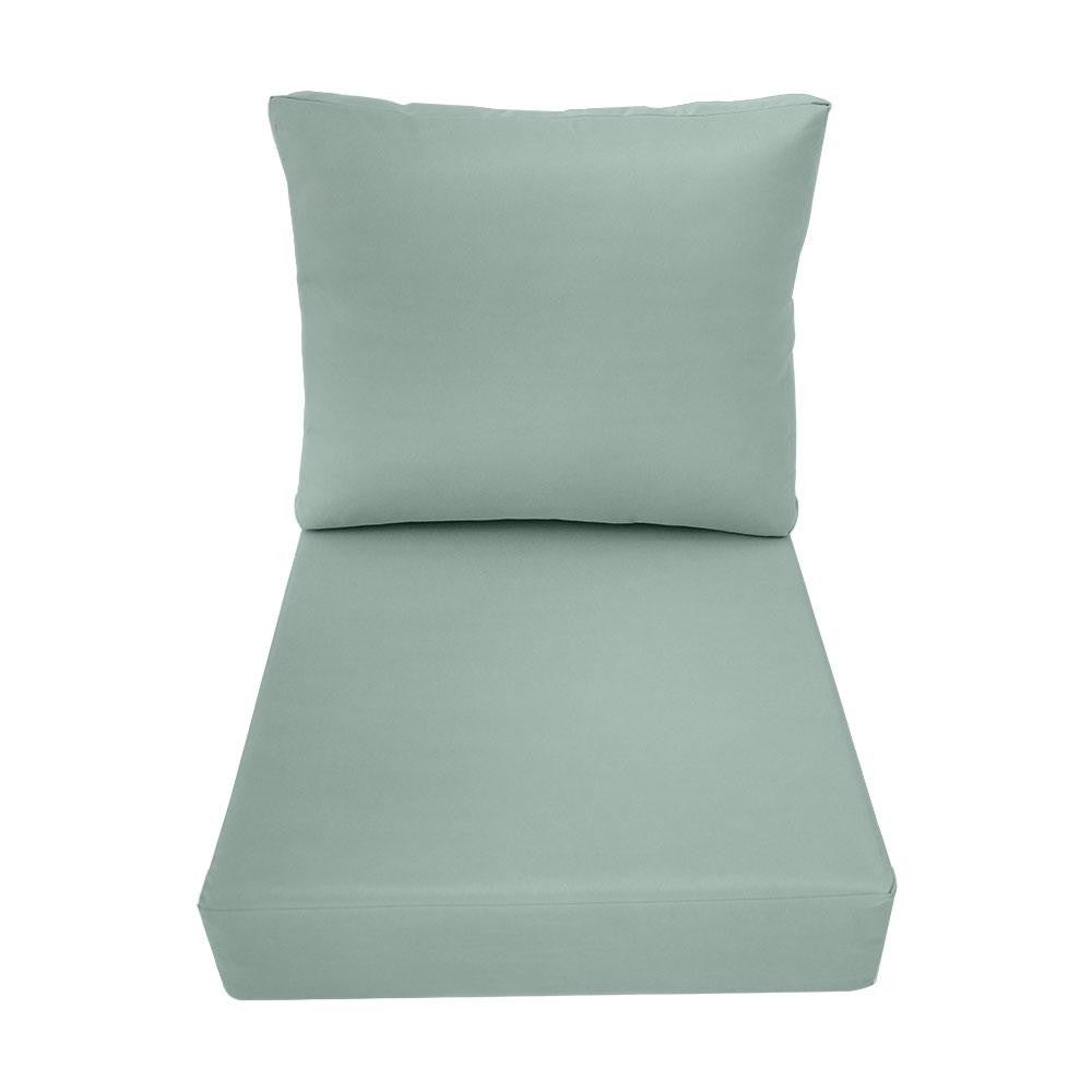 Outdoor deep seat back slip cover replacement