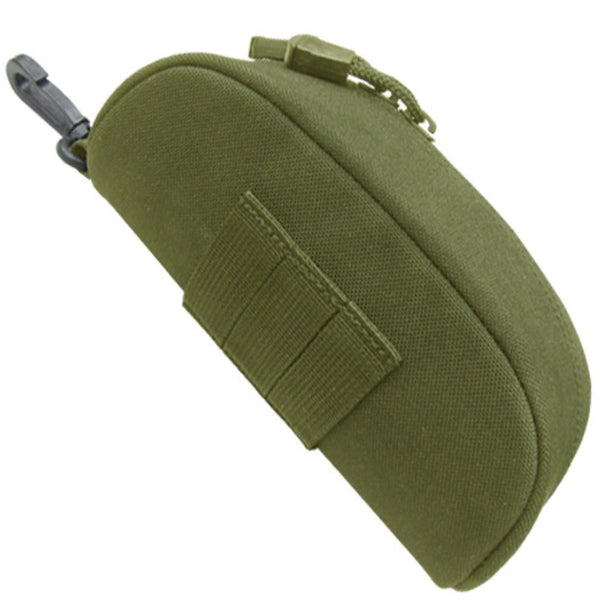 Condor Molle Tactical SUNGLASSES Case Carrying Pouch Eyeglasses Padded Case-OD GREEN