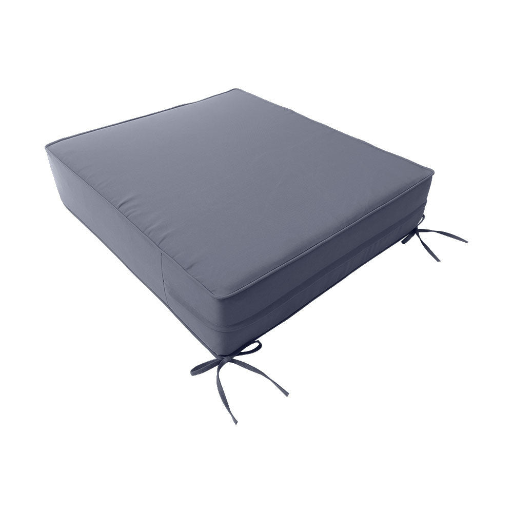 Outdoor lounge chair cushion