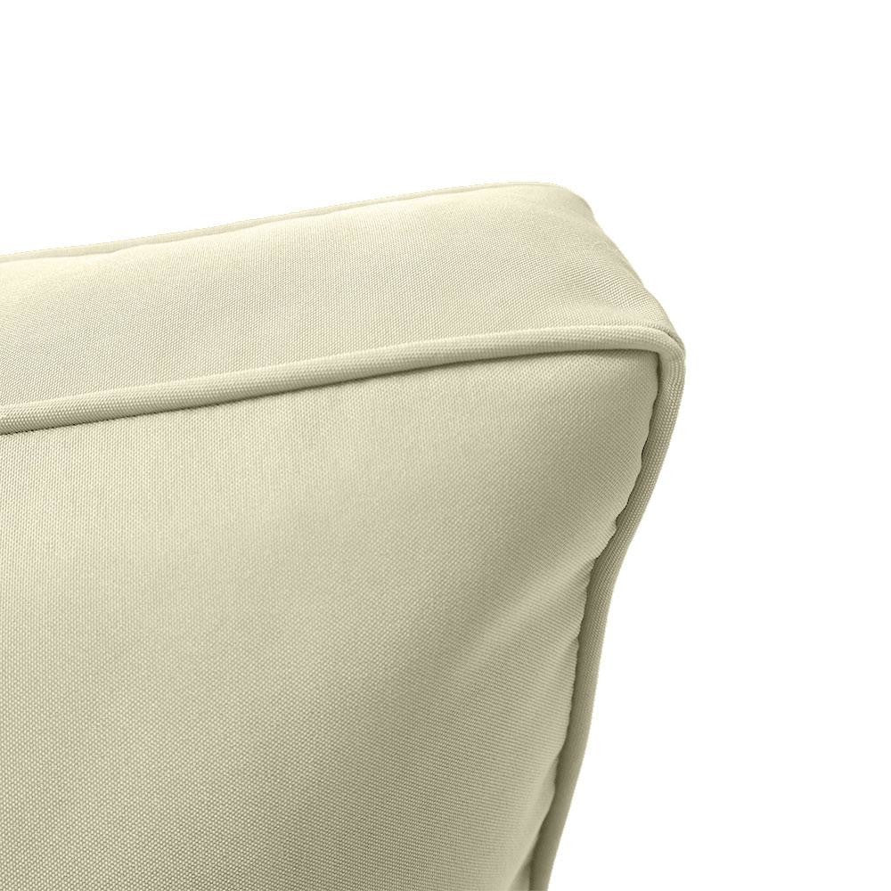 Outdoor deep seat back slip cover replacement