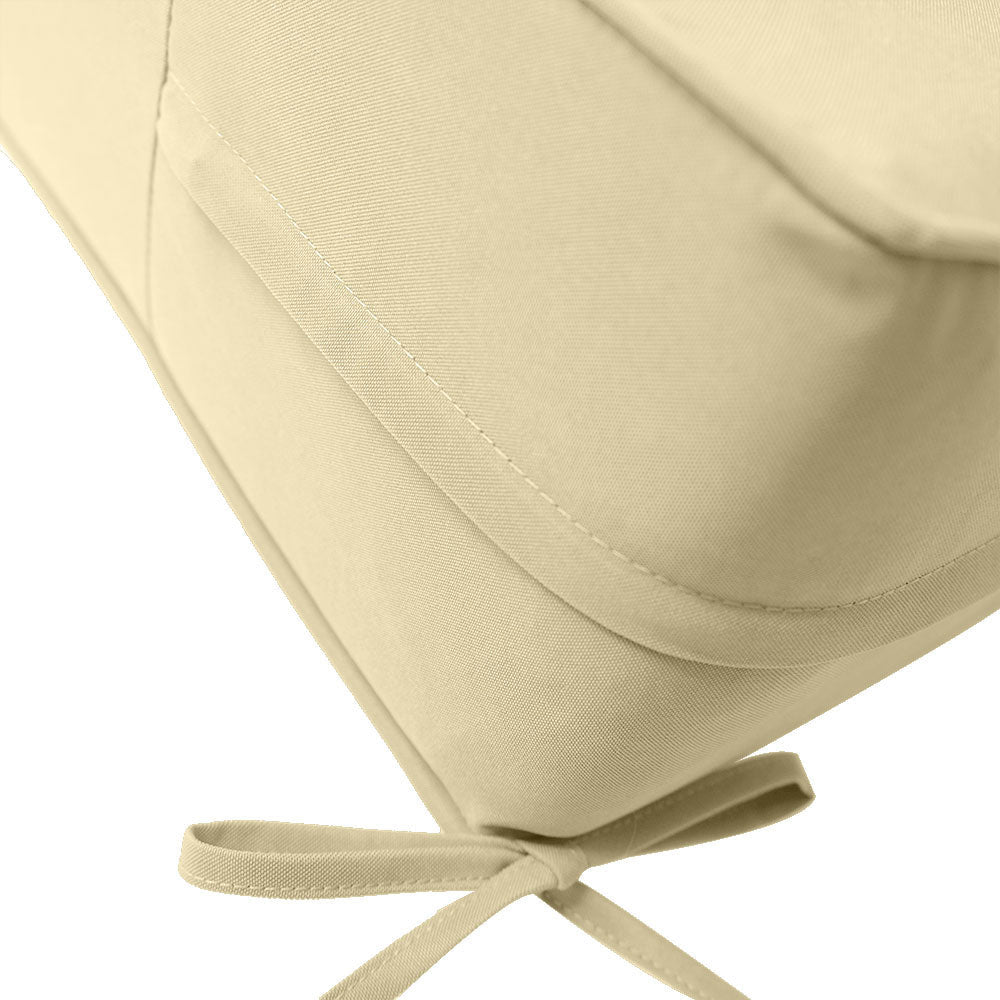 Outdoor lounge chair cushion