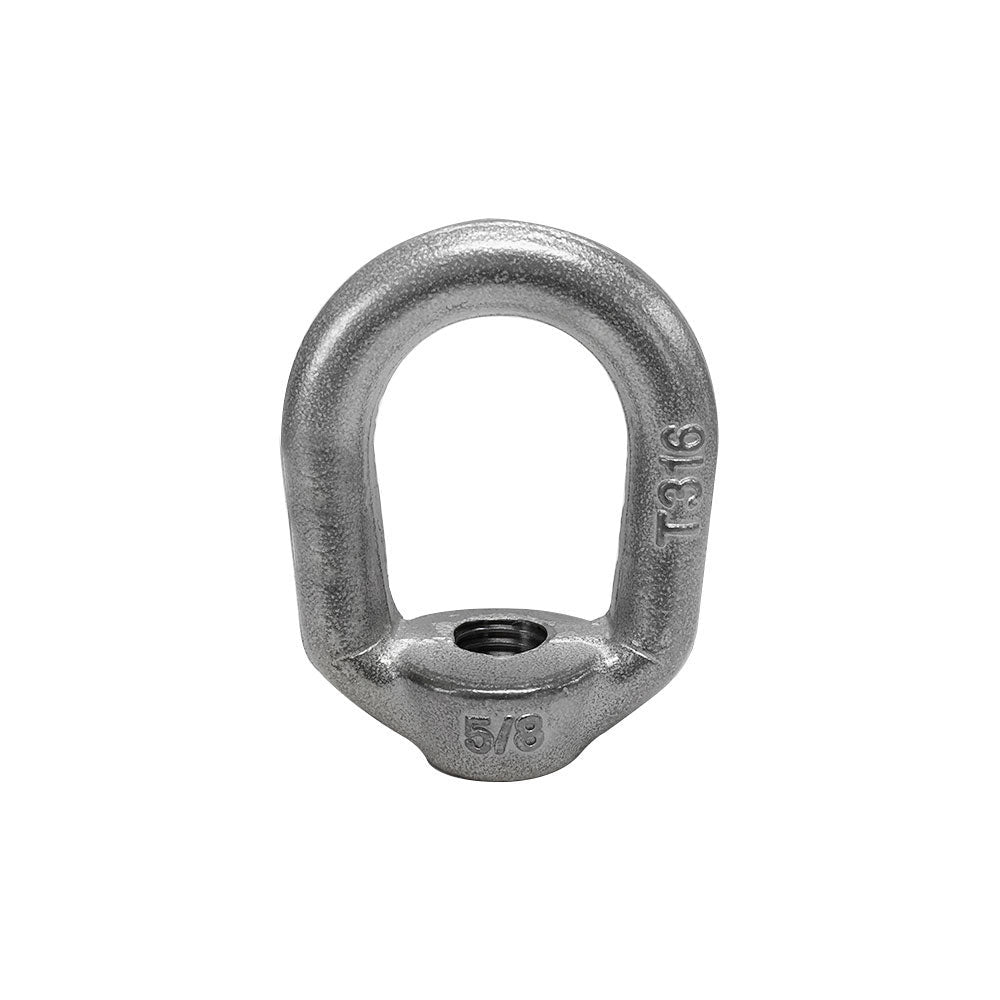 Stainless Steel T316 Forged Style 5/8" Eye Nut WLL 3,440 Lbs Lifting Marine Thread Ring Oval