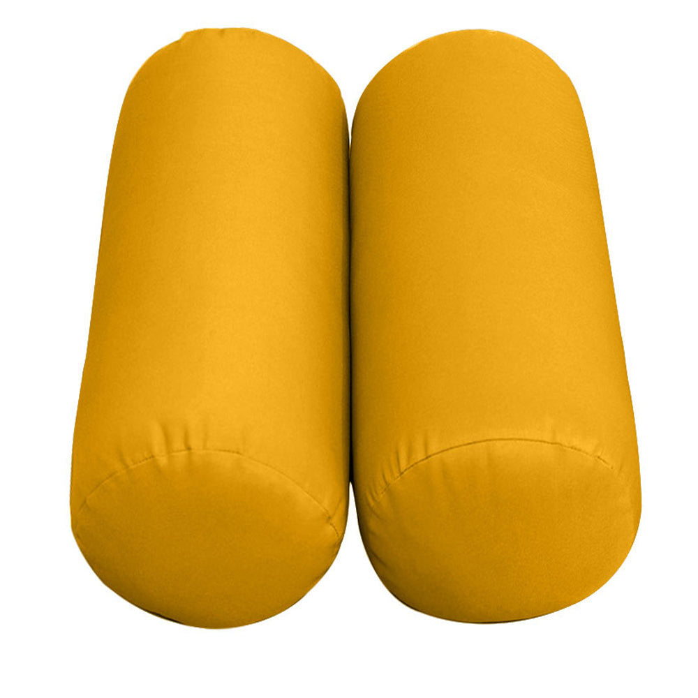 STYLE 2 - Mattress & Pillow Bolster Cushion for Outdoor Indoor Daybed Porch Swing Bed Knife Edge Queen Size AD108 | COVERS ONLY |