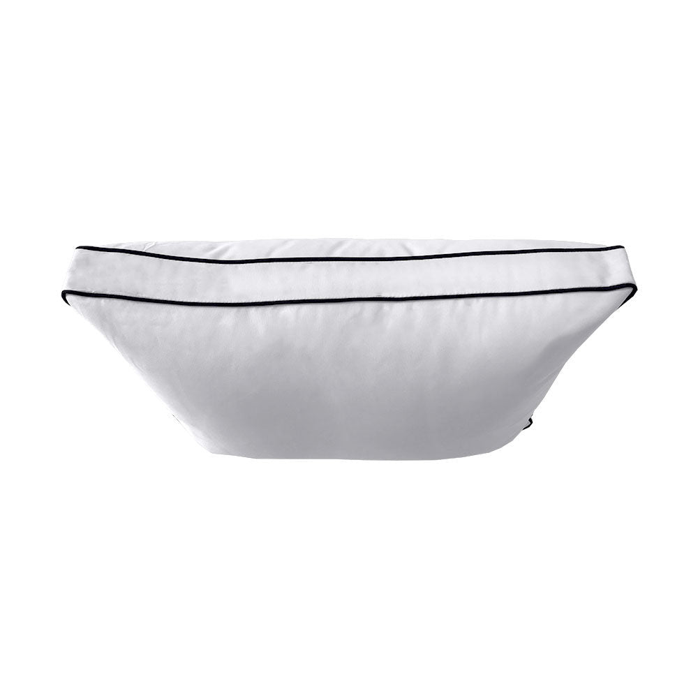 STYLE 3 Pillow & Bolster Cushion for Outdoor Indoor Daybed Porch Swing Bed Full Size Contrast Trim AD105 | COVERS ONLY |