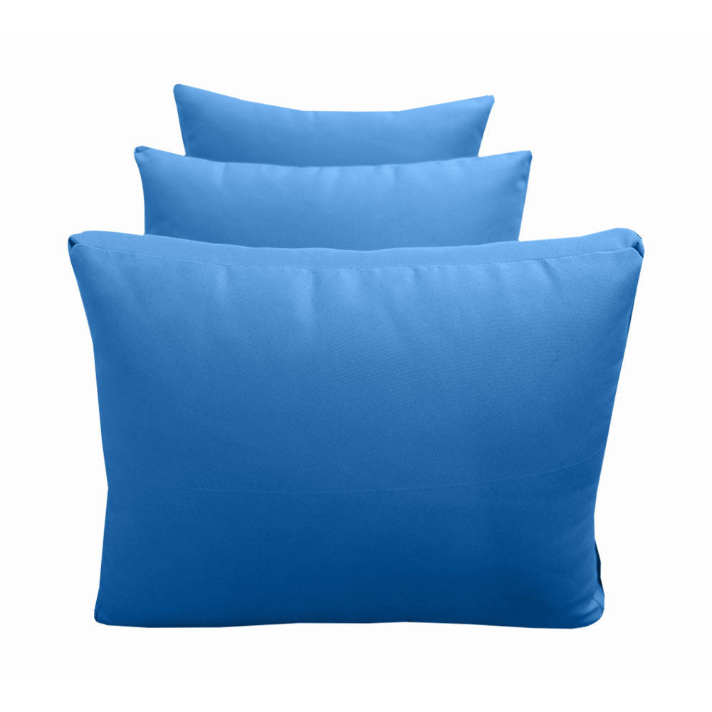 Outdoor daybed styled with cushion set, ideal for patio or garden lounging