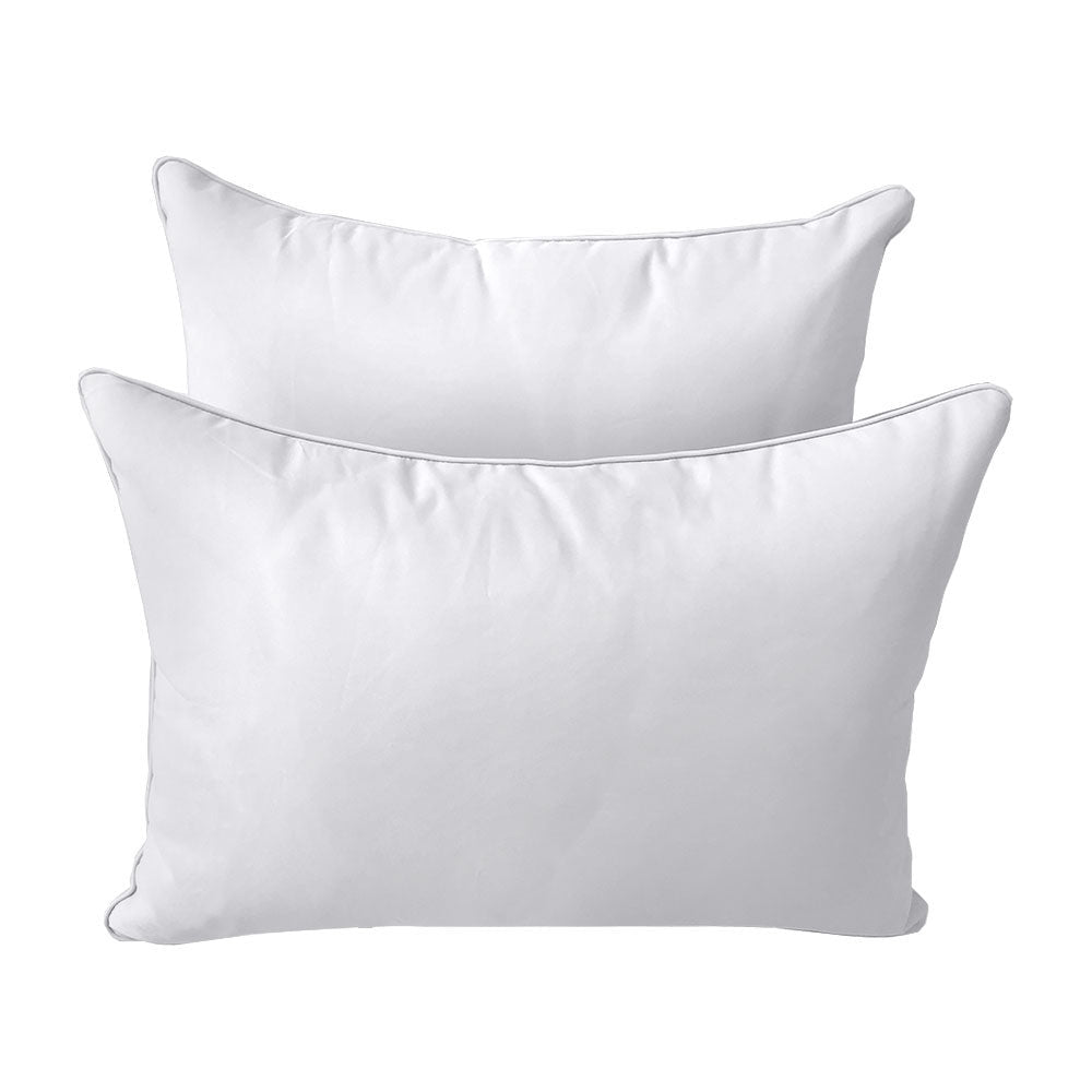 STYLE 4 - Mattress & Pillow Bolster Cushion for Outdoor Indoor Daybed Porch Swing Bed Piped Trim Crib Size AD105 | COVERS ONLY |