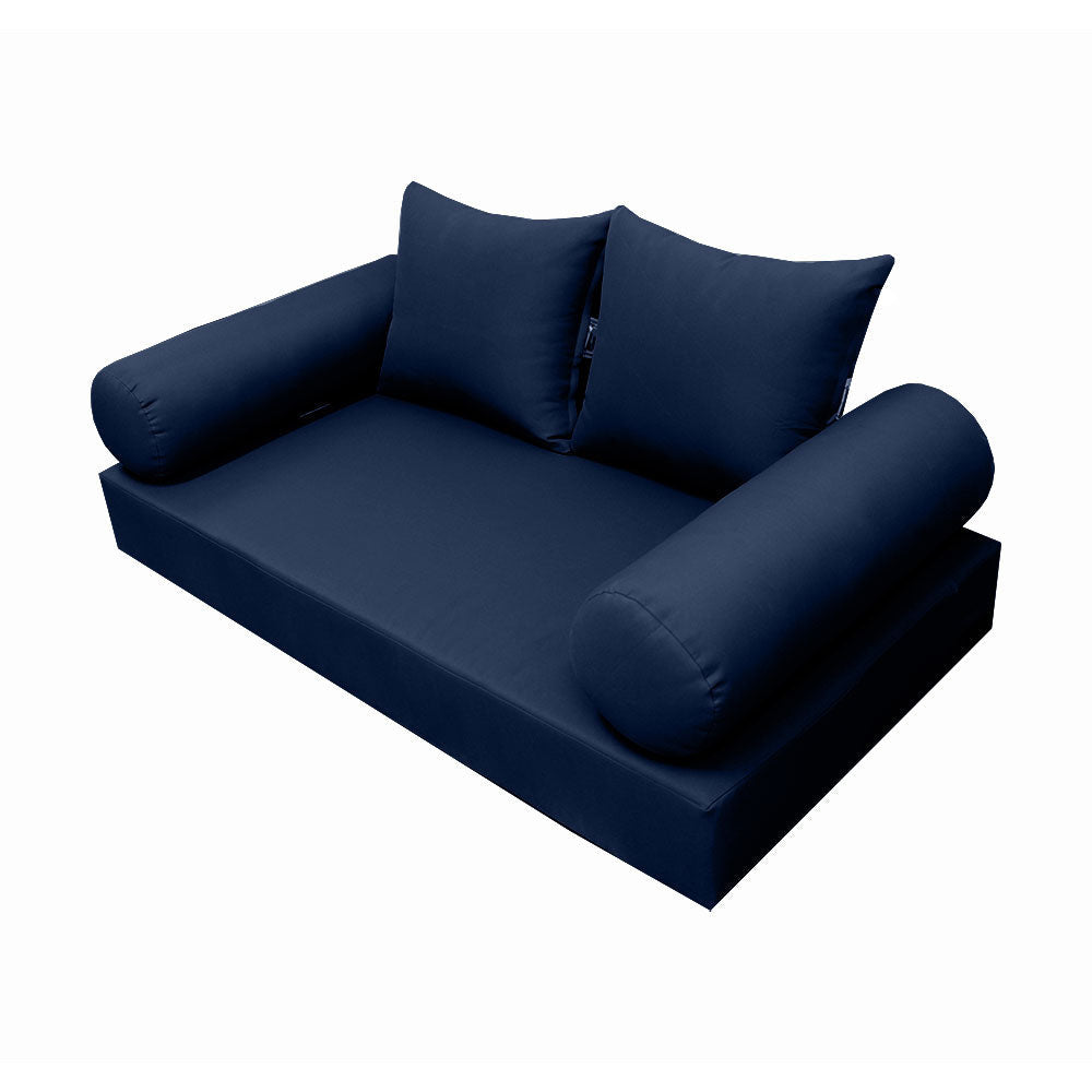 STYLE 4 pillow and bolster cushion set for daybeds, porch swings, or beds ā indoor and outdoor use with durable knife-edge design. ā cover only