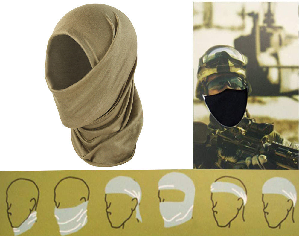 CONDOR EXTENSIBLE MULTI-ENVELOPPEMENT VISAGE ÉCHARPE HEADWRAP CAMOUFLAGE PROTECT
