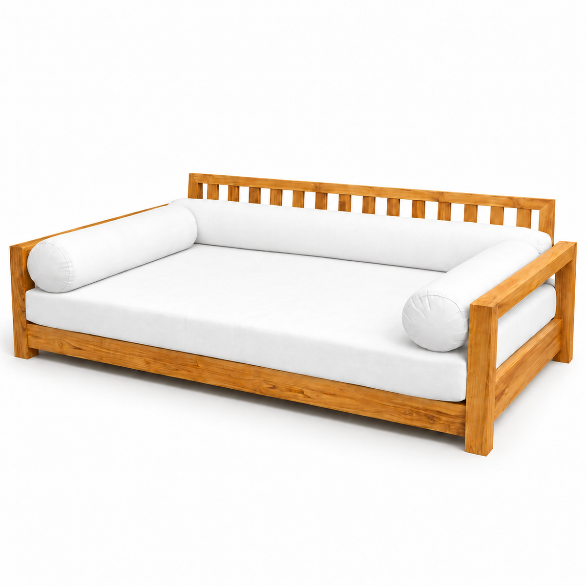 STYLE 6 Crib Size Mattress Foam, Bolster Pillow Cushion Polyester Fiberfill Inserts for Outdoor Indoor Daybed Porch Swing Bed | INSERT ONLY |