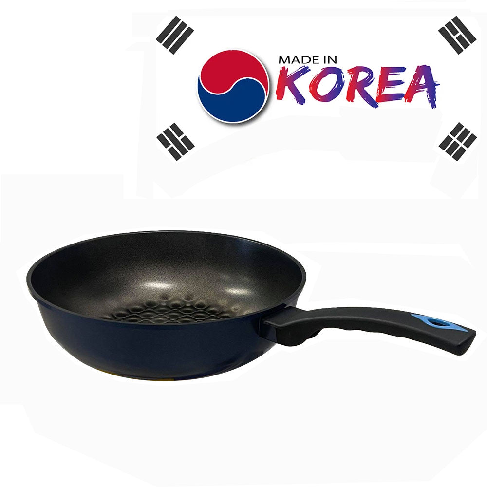 12'' (30cm) 3D Diamond Coating Non-stick Saute Wok Pan MADE IN KOREA
