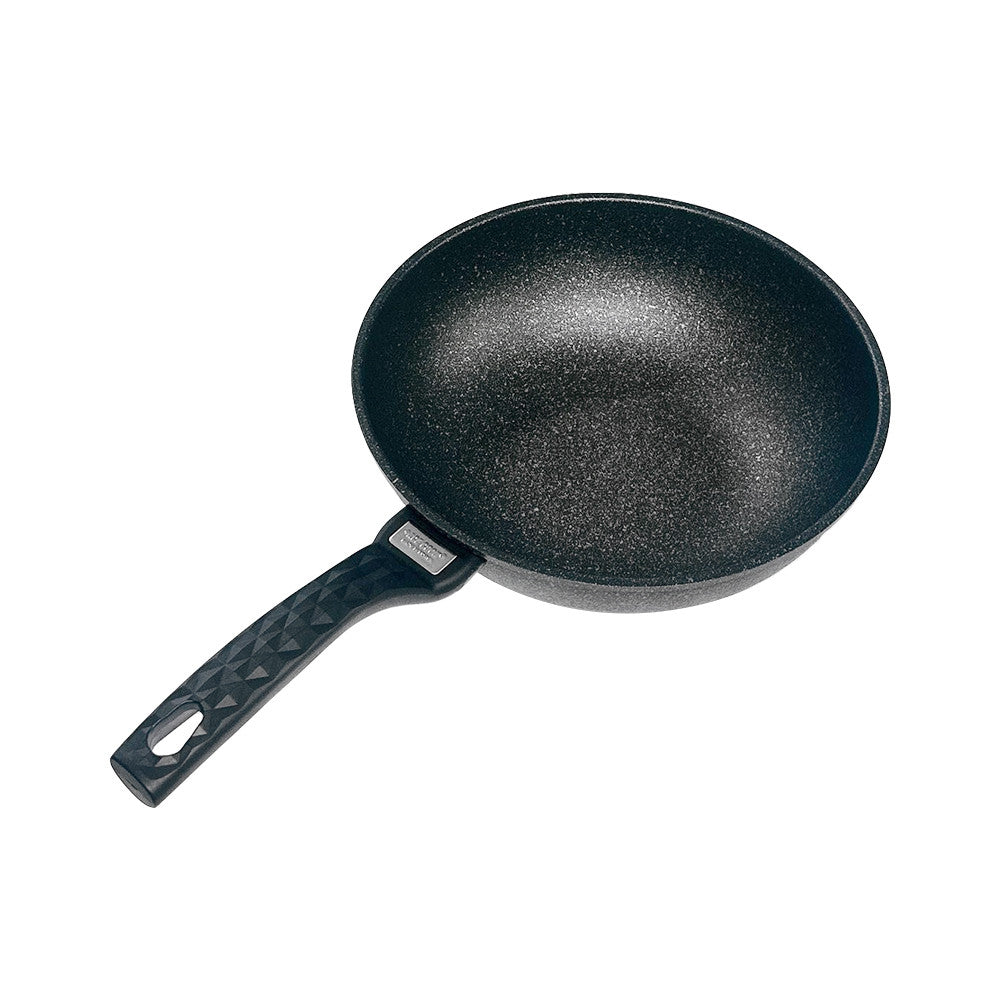 8" Marble Wok Non-Stick Cooking Frying Pan Pot 5 Layer Marble Wok Cookware
