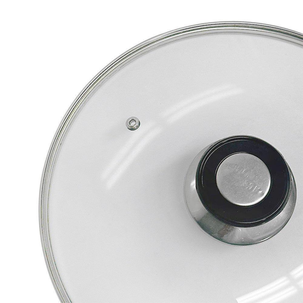 7"(18cm) Glass Pot Lid Replacement Cookware Tempered Glass Fry Pan Skillet Lid