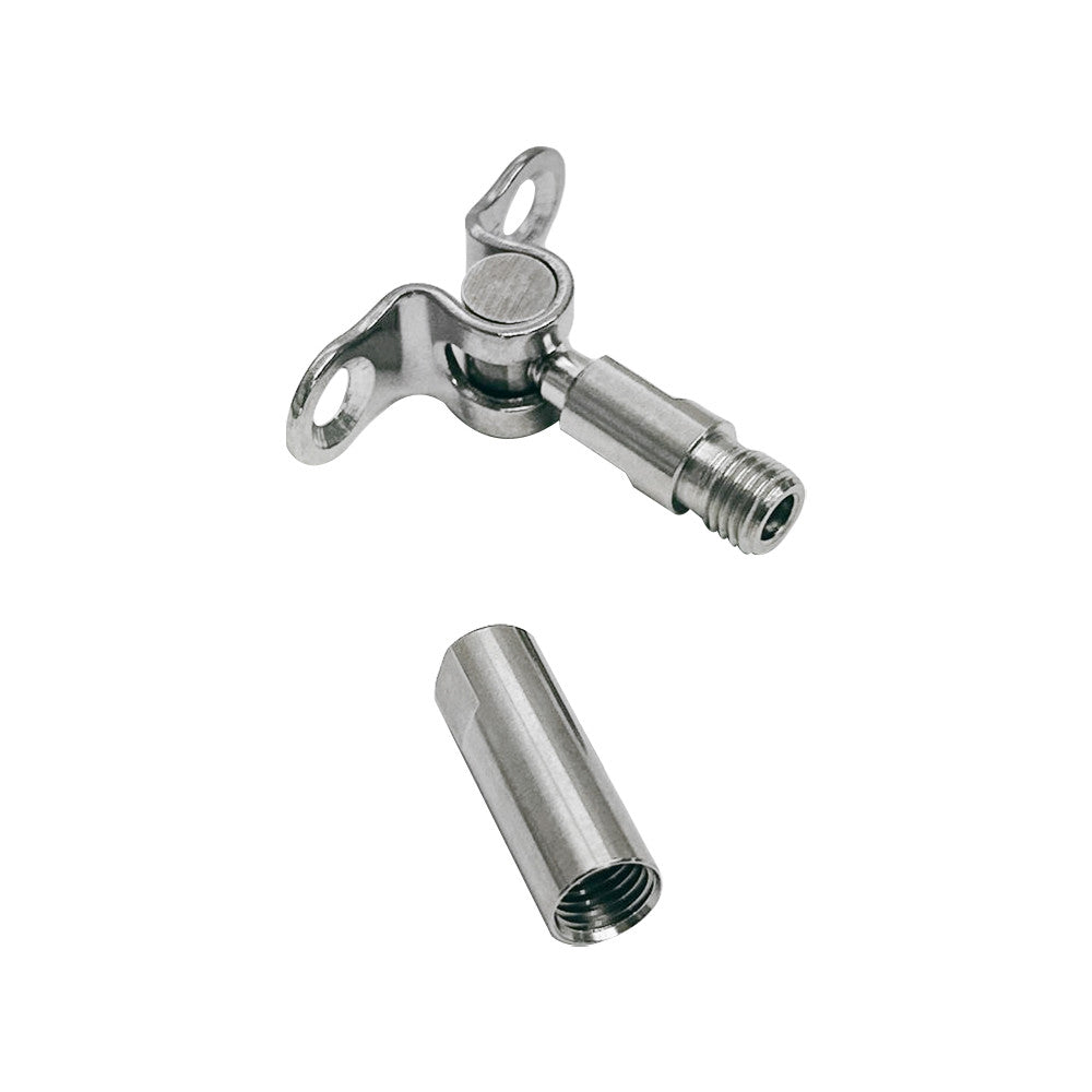 10 Pc Set Marine Stainless Steel Swageless Deck Toggle for 1/8" and 3/16" Cable, Wire Rope Railing Fitting for Deck, Stair