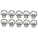 Marine Boat SS.T316 1/4" Double Side Folding Pad Eye Rigging Lifting 10Pc