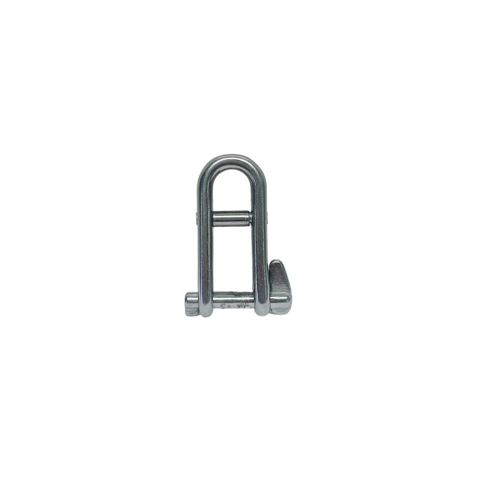4 Pc Set Marine T316 Stainless Steel Halyard Shackle with Captive Pin and Cross Bar, Sailboat Rigging Shackle for Rope, Line, Yacht
