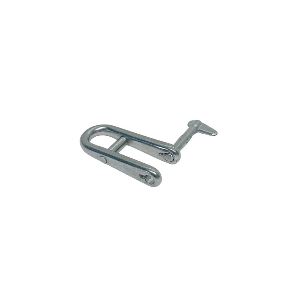 4 Pc Set Marine T316 Stainless Steel Halyard Shackle with Captive Pin and Cross Bar, Sailboat Rigging Shackle for Rope, Line, Yacht
