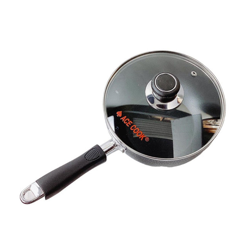 9-1/2" (24CM) Non-Stick Coating Wok Frying Pan With Lid Cooking Pot Cookware