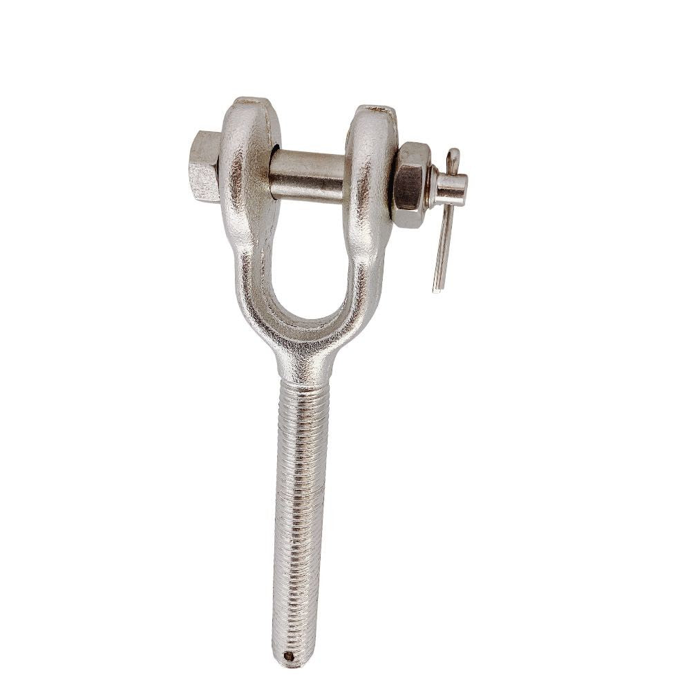 T316 Stainless Steel 3/8" Drop Forged Turnbuckle Jaw LEFT HAND Thread 1200Lb WLL
