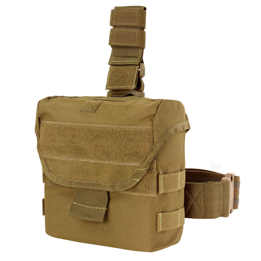 Molle Tactical Drop Leg Dump Pouch SWAT Thigh Leg Rig Mag Dump Holster