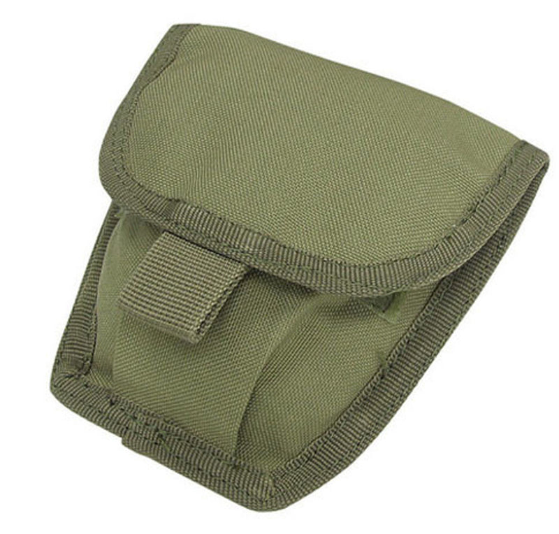 Tactical MOLLE PALS LEO Double Two Handcuff Hook Loop Pouch Holster Utility Pouch