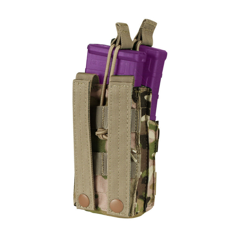 MOLLE PALS Modular Single Stack Bungee Open Top Magazine Mag Pouch