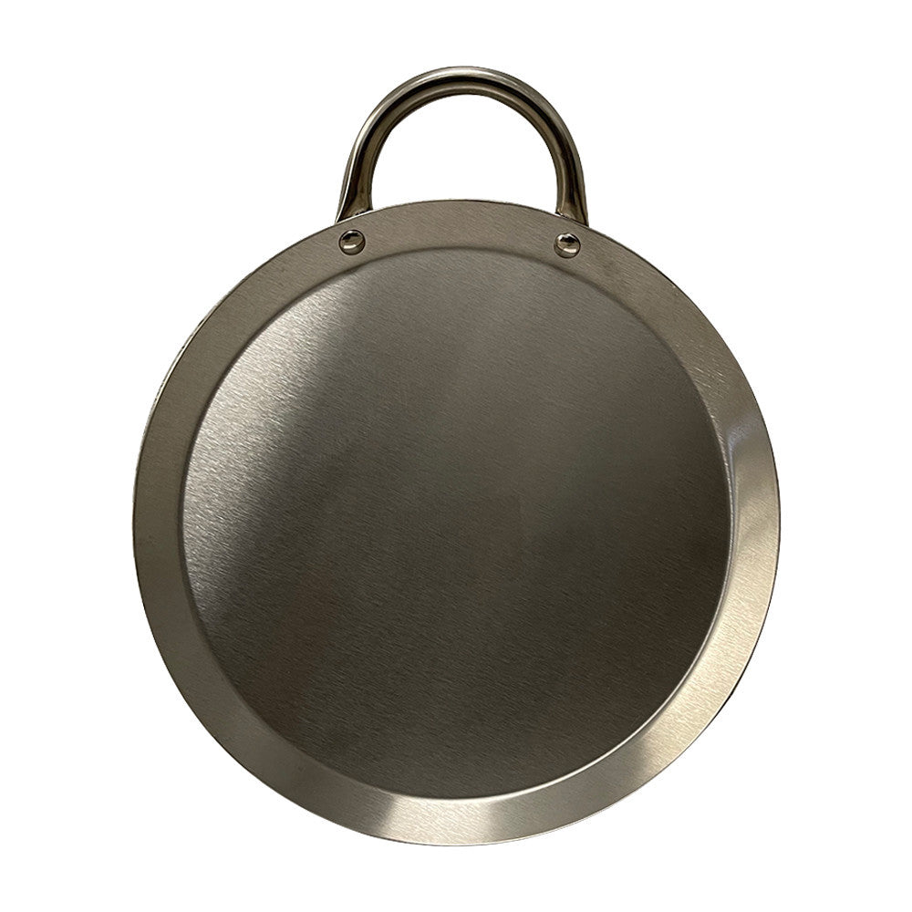 ROUND, OVAL, RECTANGULAR Stainless Steel Serving Platter – Ottoman Tray with Handles for Kitchen, Parties & Decorative Display