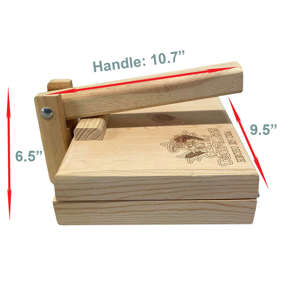 Wooden Tortilla Press Empanadas Corn Flour Tacos Dough Pressing Maker