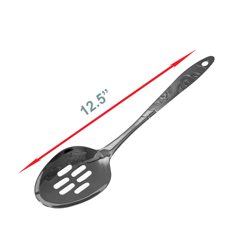 Stainless Steel Kitchenware Slotted Spatula , Slotted Spoon, Spoon, Spatula Buffet Utensil for Cooking, Serving, Catering & Commercial Kitchen Use