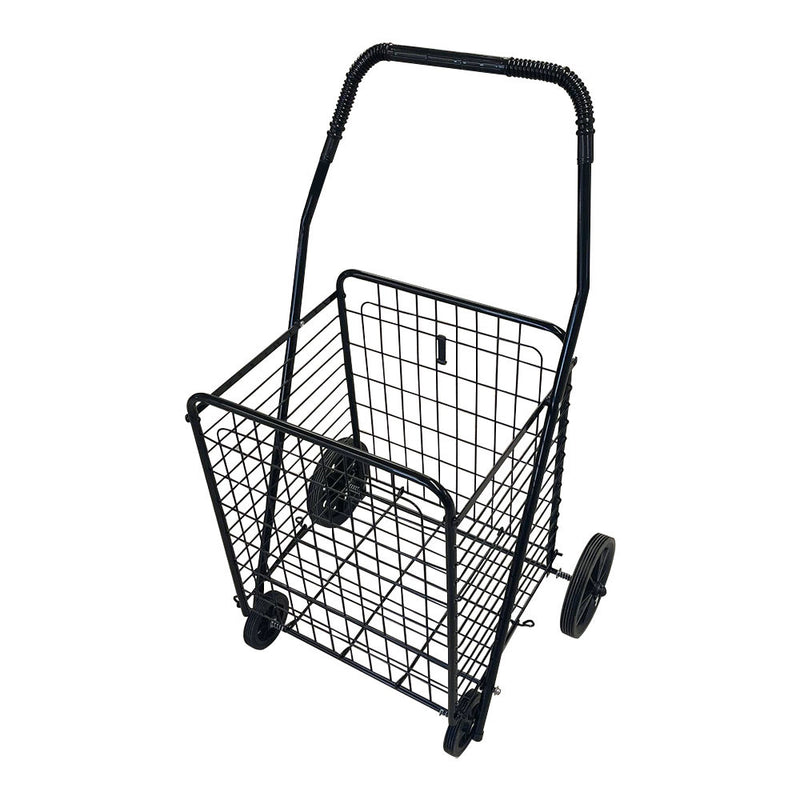MEDIUM, LARGE Foldable Single Basket Grocery Shopping Cart