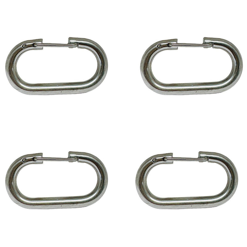 4 Pcs Marine Stainless Steel T316 5/16" Bit Snap Rigging Lift Link Clip Rig Snap