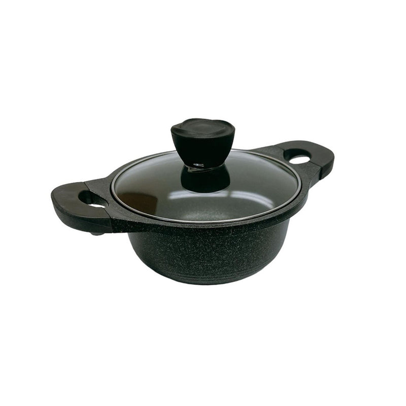 7" (18cm) Heavy Gauge Non Stick Marble Coating Sauce Pot Cookware Cooking Pot