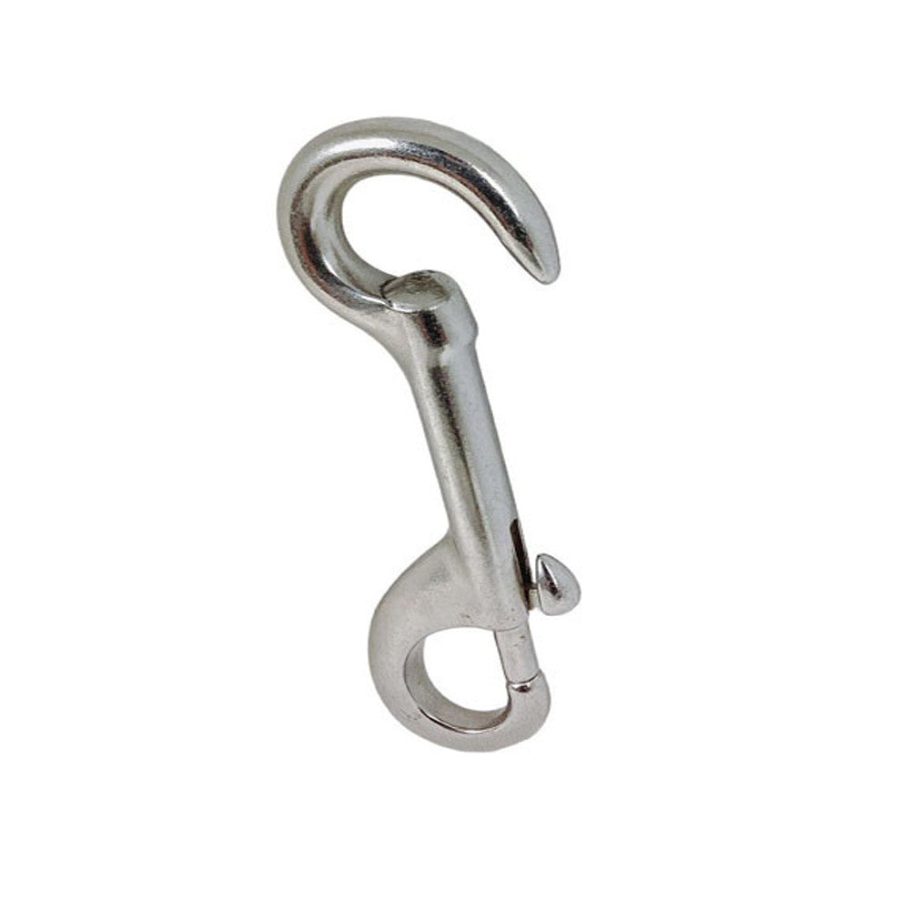 4Pcs Marine Boat Stainless Steel 5"L Bolt Snap Hook Open Eye Bolt Hook Snap Lock