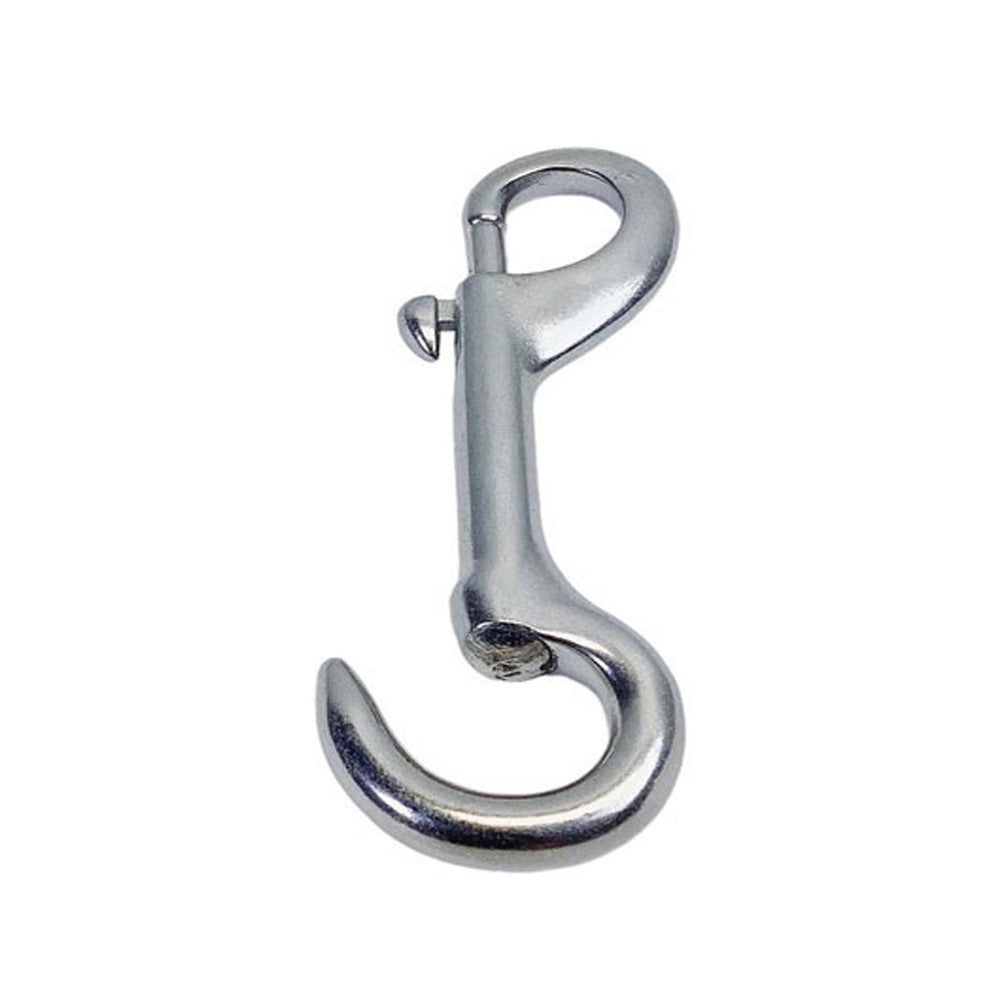4Pcs Marine Boat Stainless Steel 5"L Bolt Snap Hook Open Eye Bolt Hook Snap Lock
