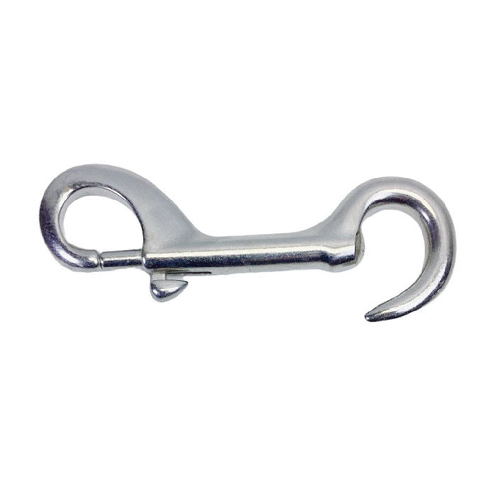 4Pcs Marine Boat Stainless Steel 5"L Bolt Snap Hook Open Eye Bolt Hook Snap Lock