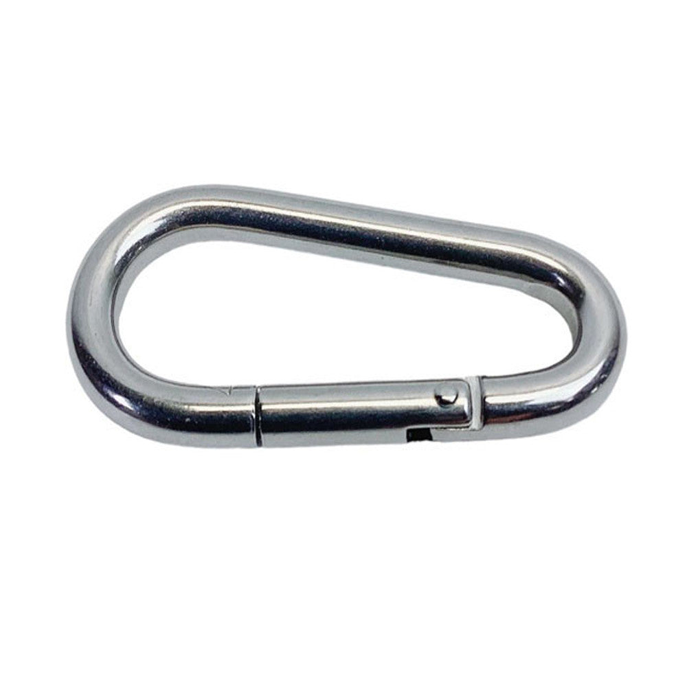 4 Pc Set Marine T316 Stainless Steel Pear Shape Snap Hook, Rigging Lift Hook for Rope, Chain, Cable, Dock, and Outdoor Hardware