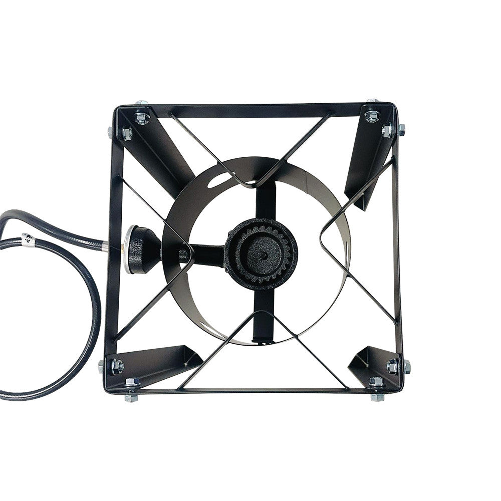 30 Qt Aluminum Turkey Fryer Pot Portable Gas Burner Outdoor Cooking Frying Pot