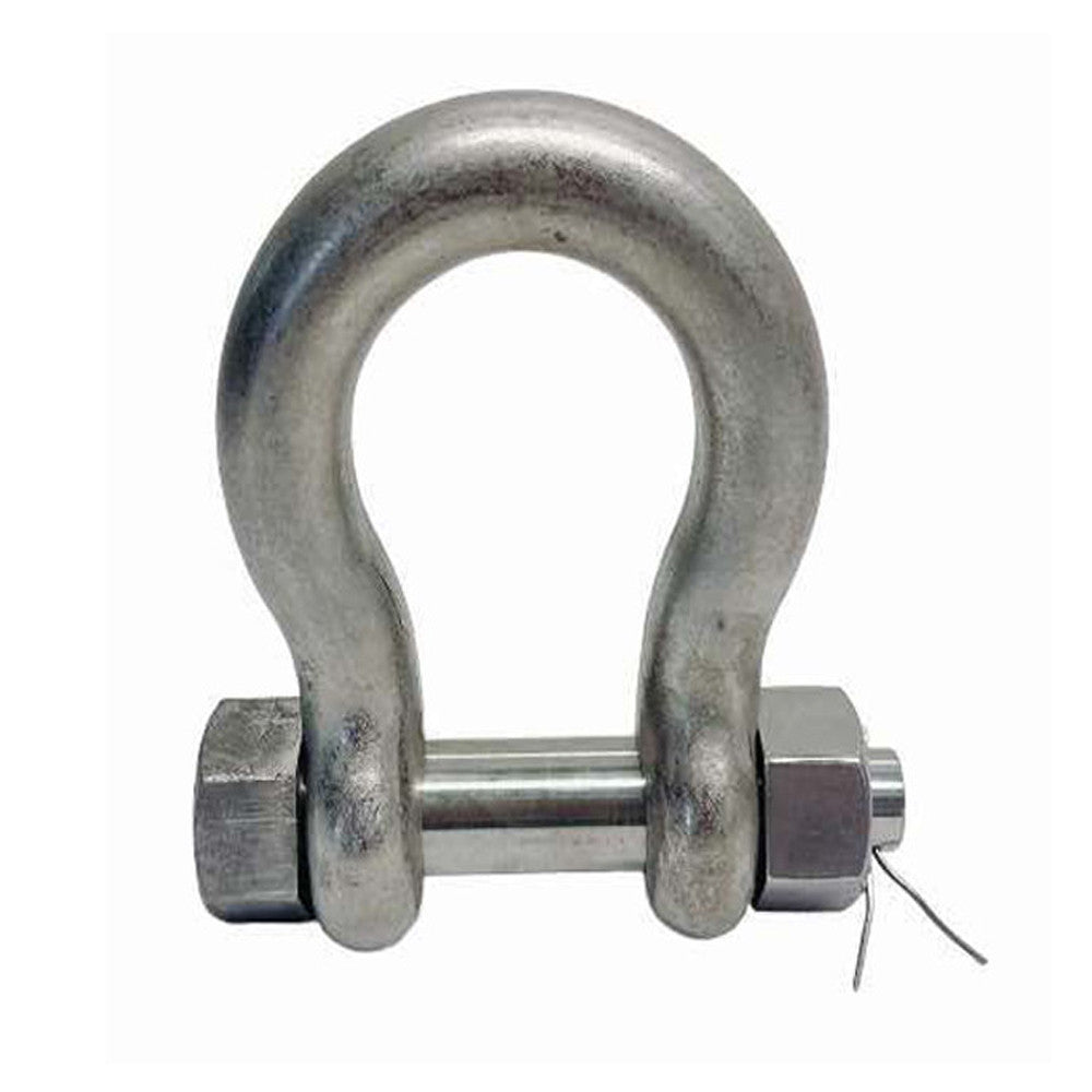 Marine T316 Stainless Steel Drop Forged Bolt Pin Anchor Shackle, Heavy Duty Boat Chain Rigging Shackle for Dock and Marine Use