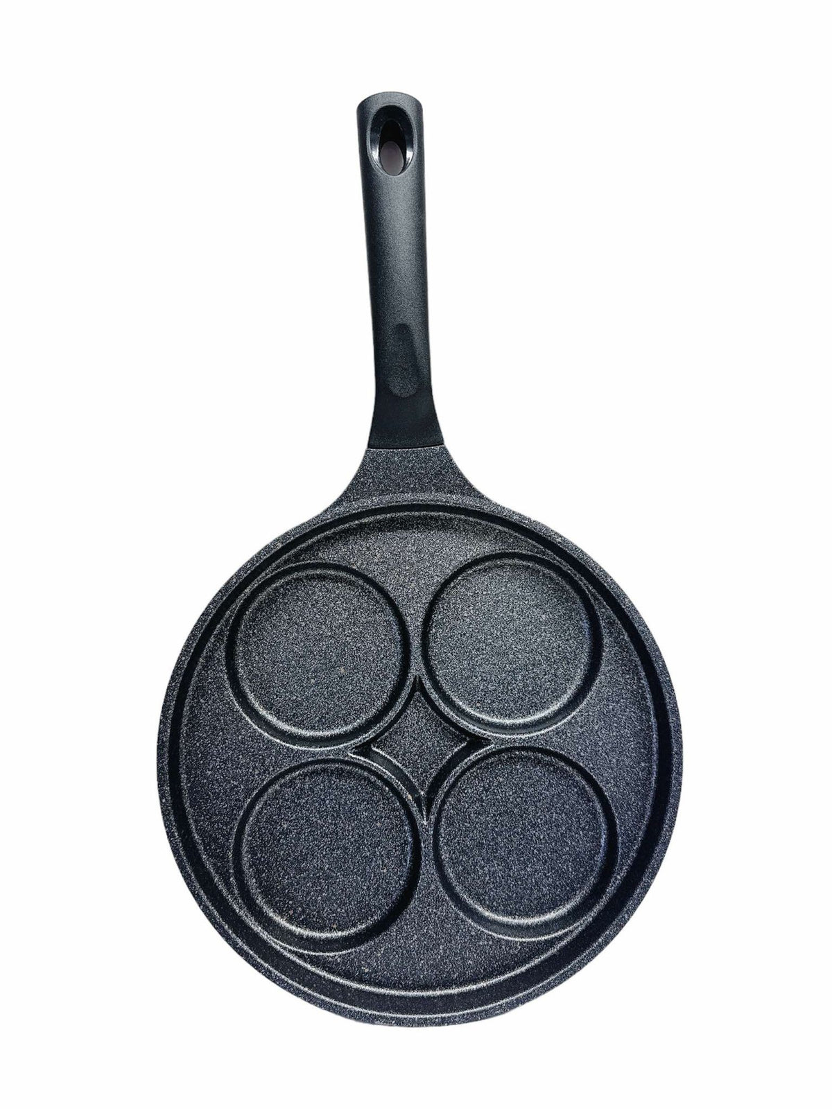 Banh Xeo Pan 4 Cup Nonstick Mini Pancake Pan, Vietnamese Banh Xeo Maker Skillet, Egg Pan for Crispy Crepes, Aebleskiver Style Snacks